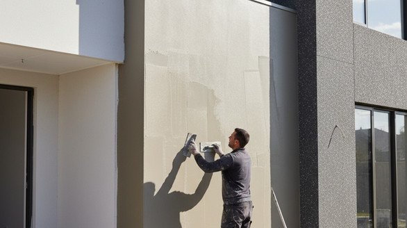 polymer render & granosite