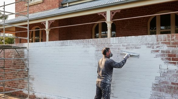 white set & lime wash